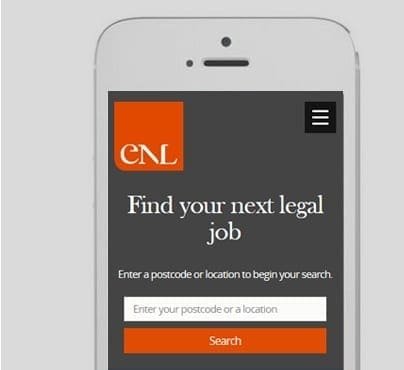 Historic eNL Legal mobile job-search experience