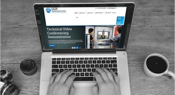 Historic GGR Communications Joomla website