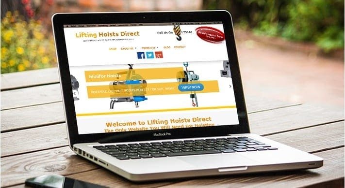Historic Lifting Hoists Direct website