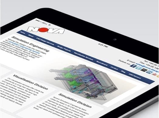 Historic Nova Design engineering website