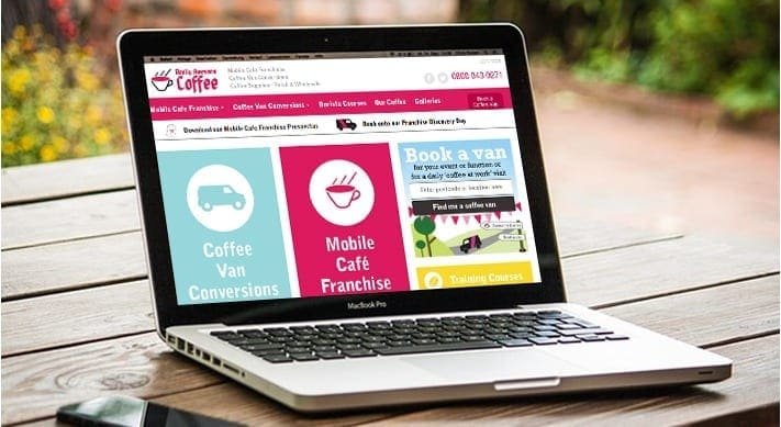 Historic Really Awesome Coffee website