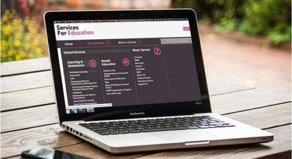 Historic Services for Education website