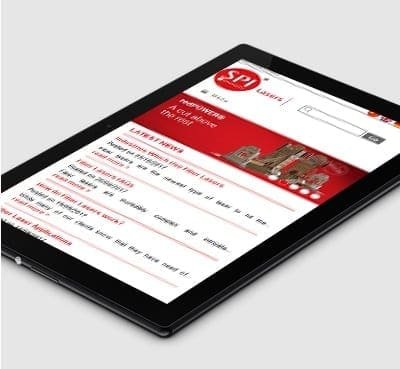 Product content on mobile