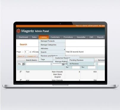 Spiral Stairs Magento Admin Panel