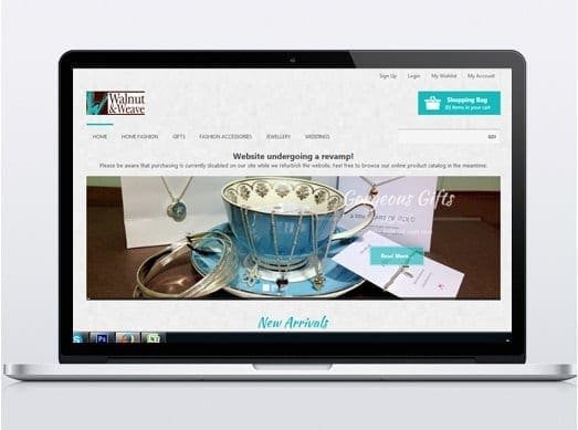 Walnut & Weave Web Design
