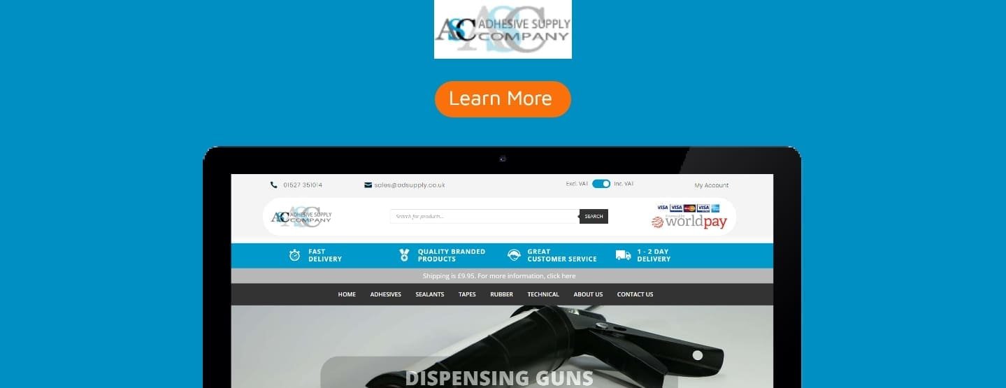 Adhesive Supply Magento to WooCommerce Migration and Web Design