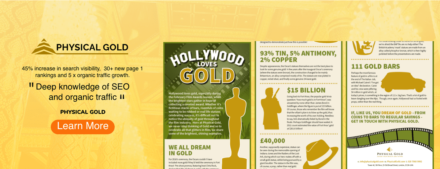 Physical Gold WordPress Web Design and SEO