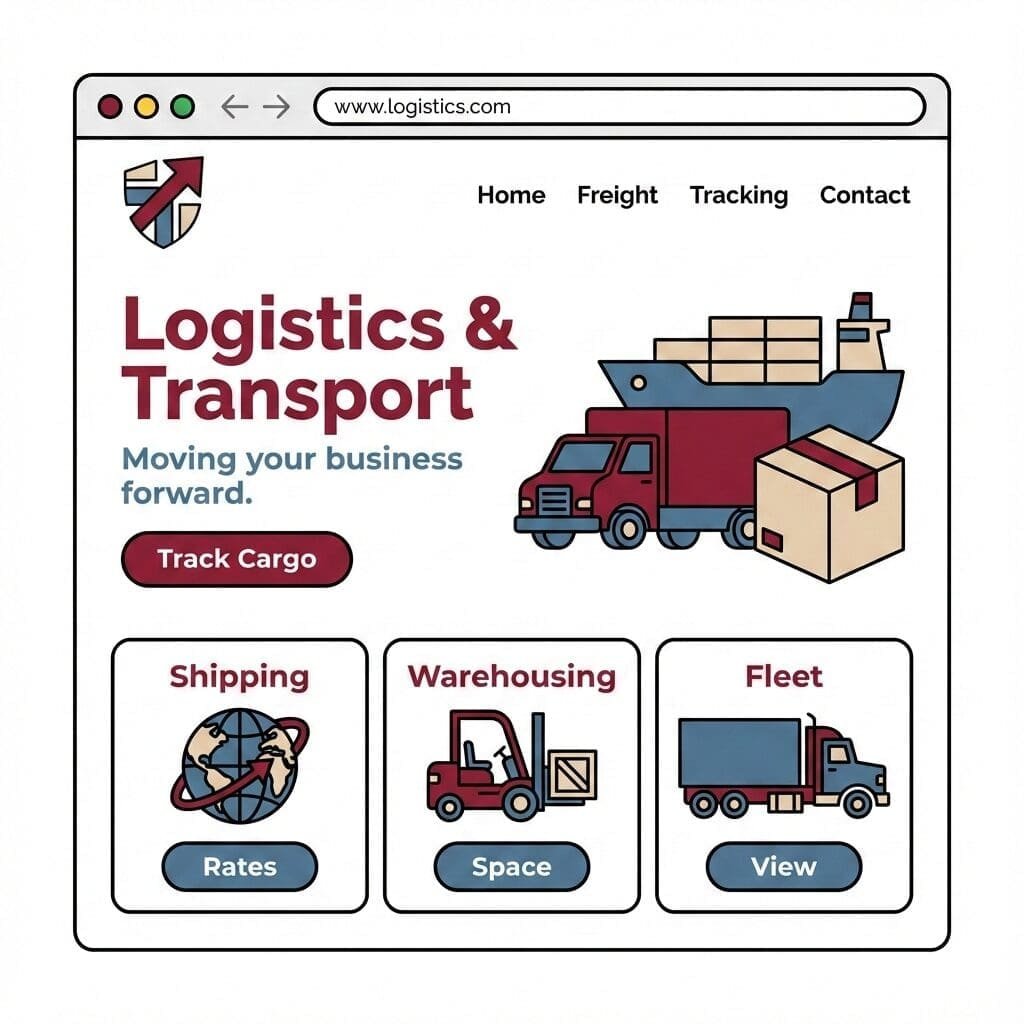 Logistics & Transportation Website Design & Marketing