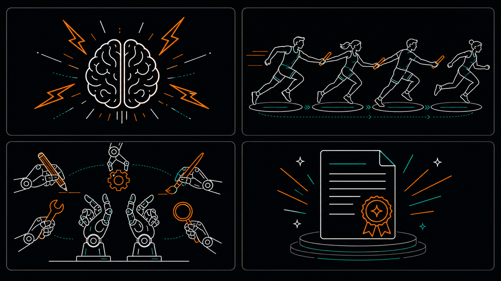 Premium LLM capabilities: reasoning, persistence, execution and finishing Four types of premium LLM capability that businesses pay for: reasoning, persistence, execution and presentation quality
