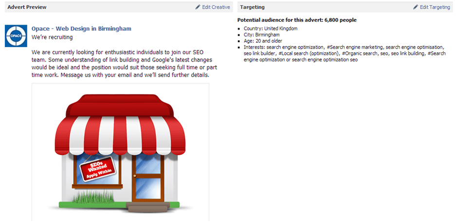 Facebook Ads for Recruitment Facebook Ads for Recruitment