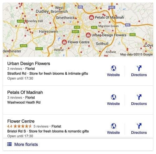 - Introducing the new Google 3 Pack for local search results.