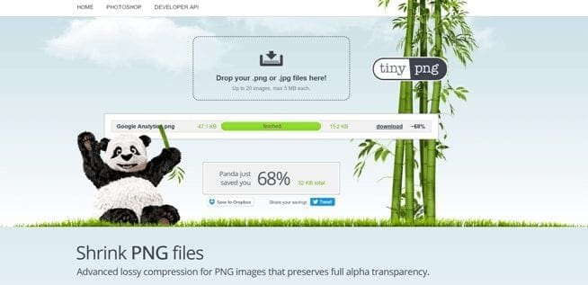 - TinyPNG image compression