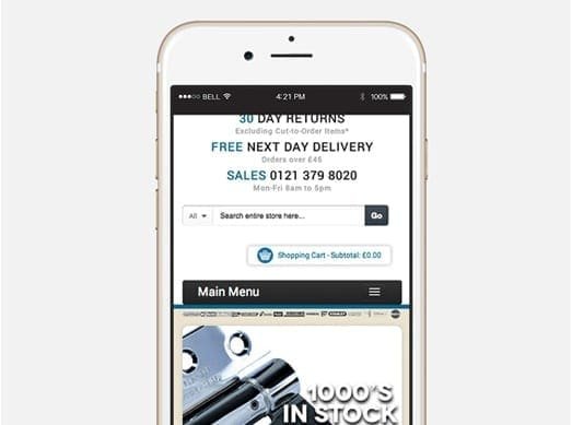 5 Ironmongery Online responsive online shop design