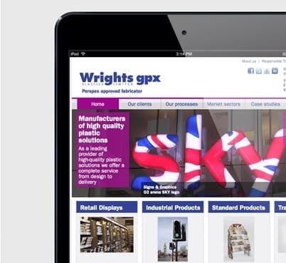 8 Wrights Plastics Web Design