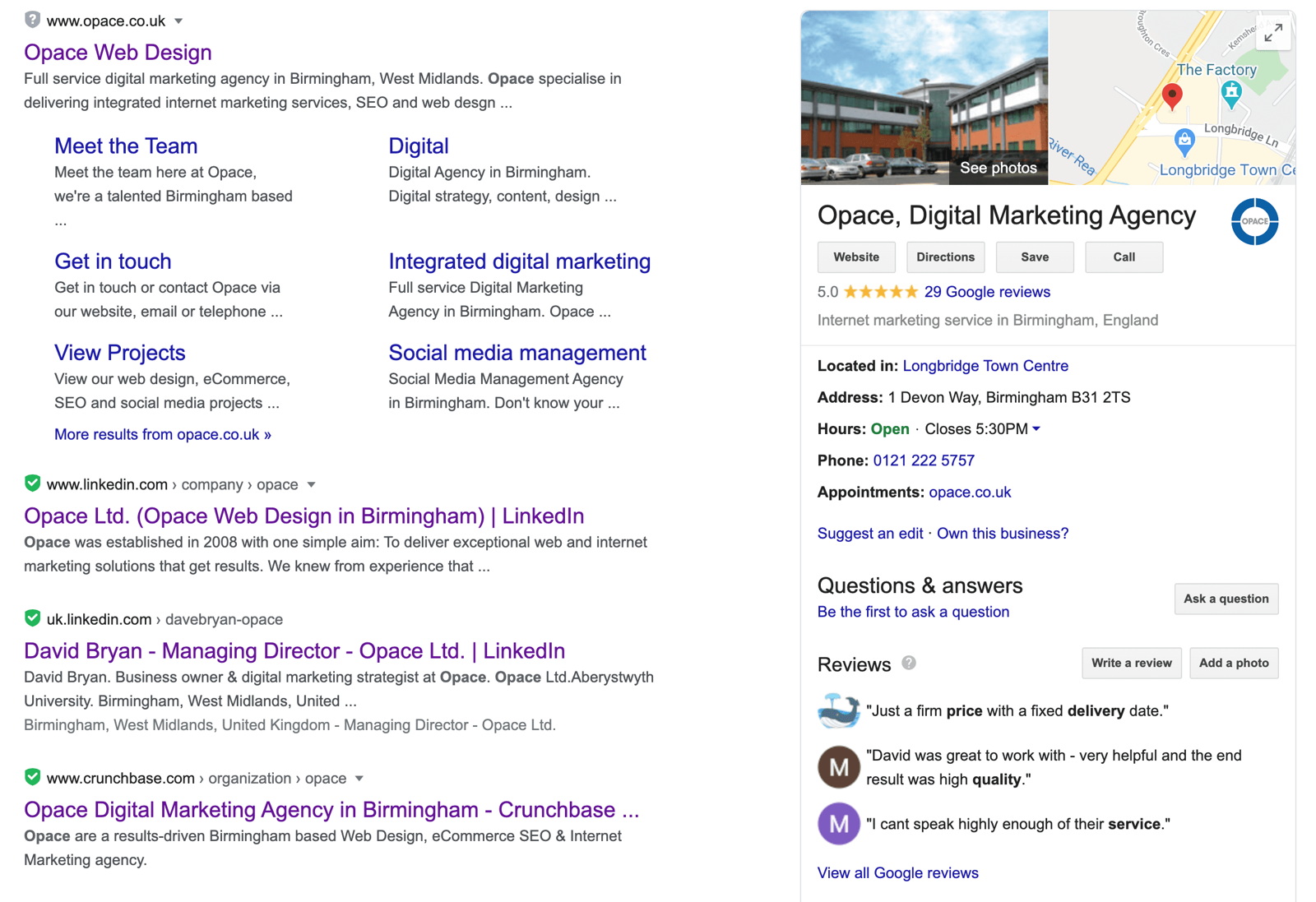- Google My Business