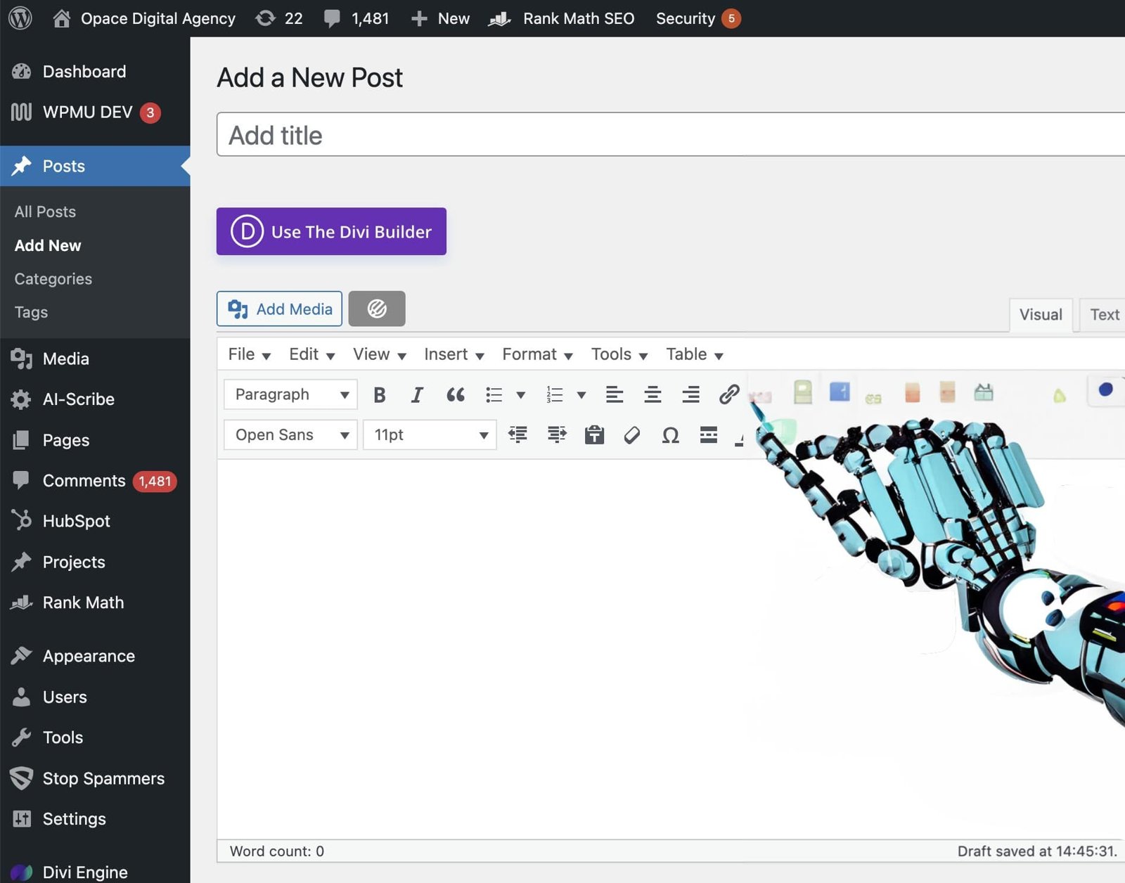 - wordpress blog creator ai content generator SEO plugin