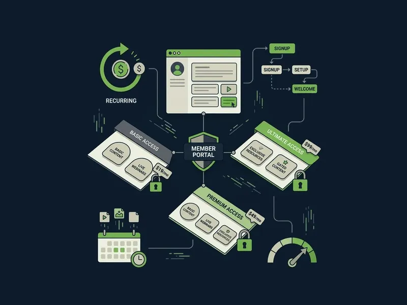 Membership & Subscription Website Development — recurring billing and payment management