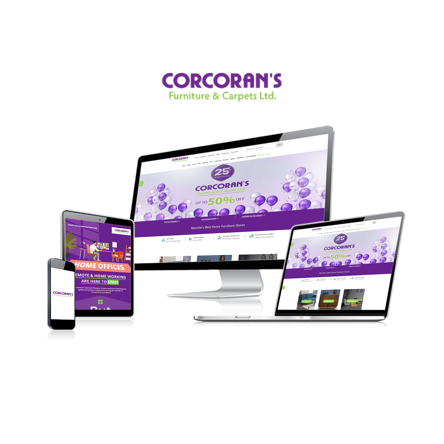 Corcorans Home & Furniture — project showcase