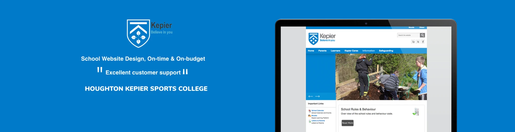 Houghton Kepier Sports College project showcase