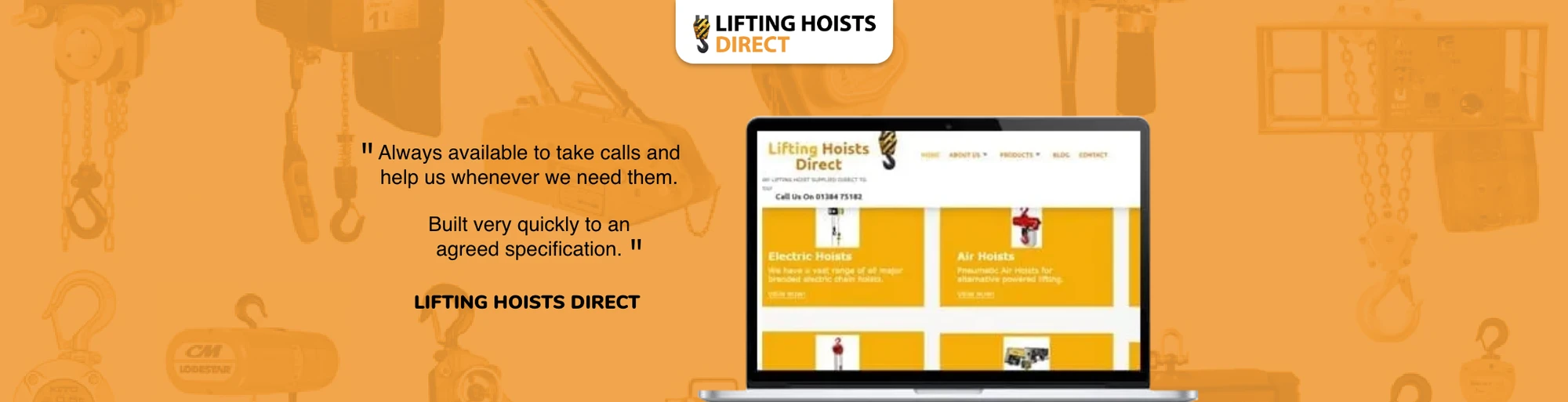 Lifting Hoists Direct project showcase