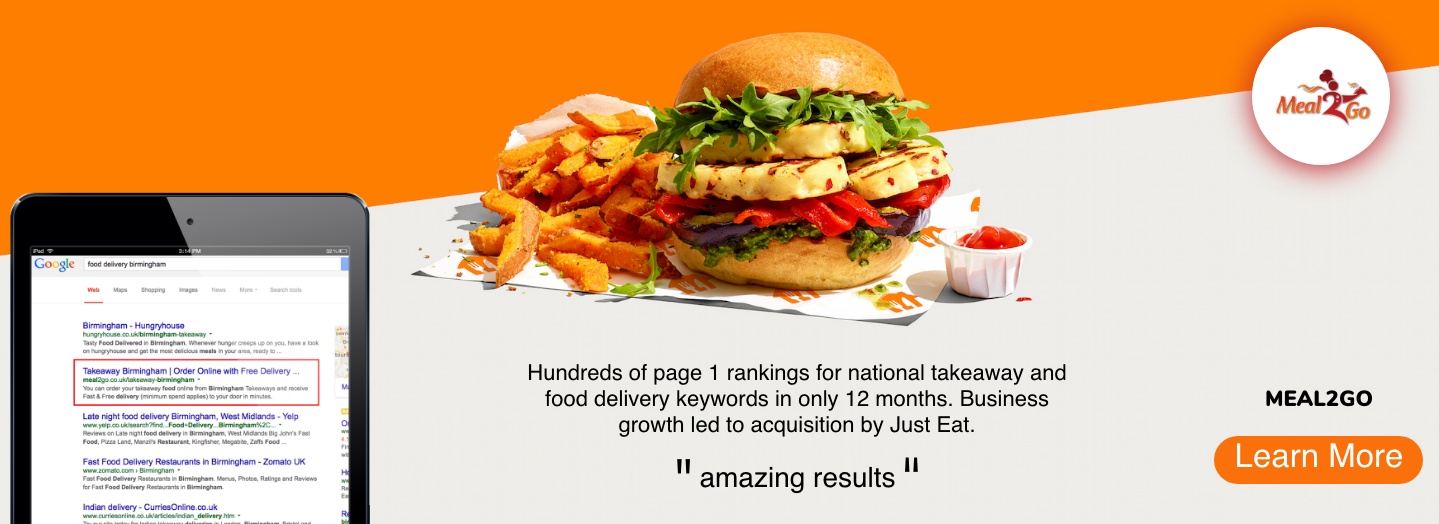 Meal2Go — SEO & Digital Marketing