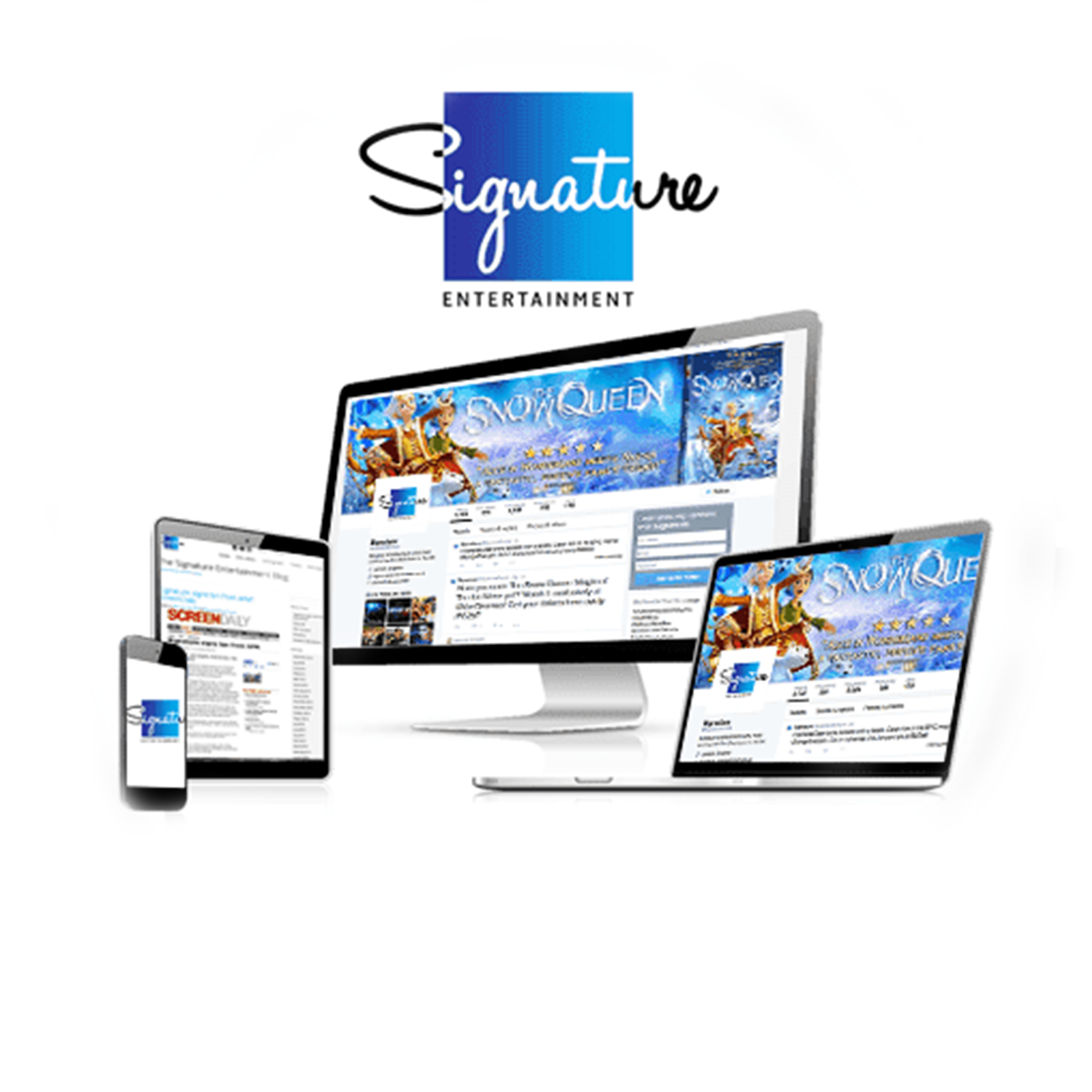 Signature Entertainment — project showcase