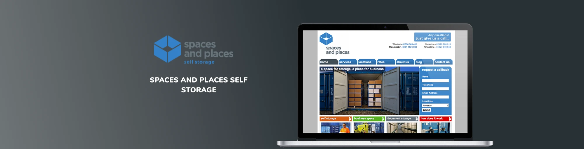 Spaces and Places Self Storage project showcase