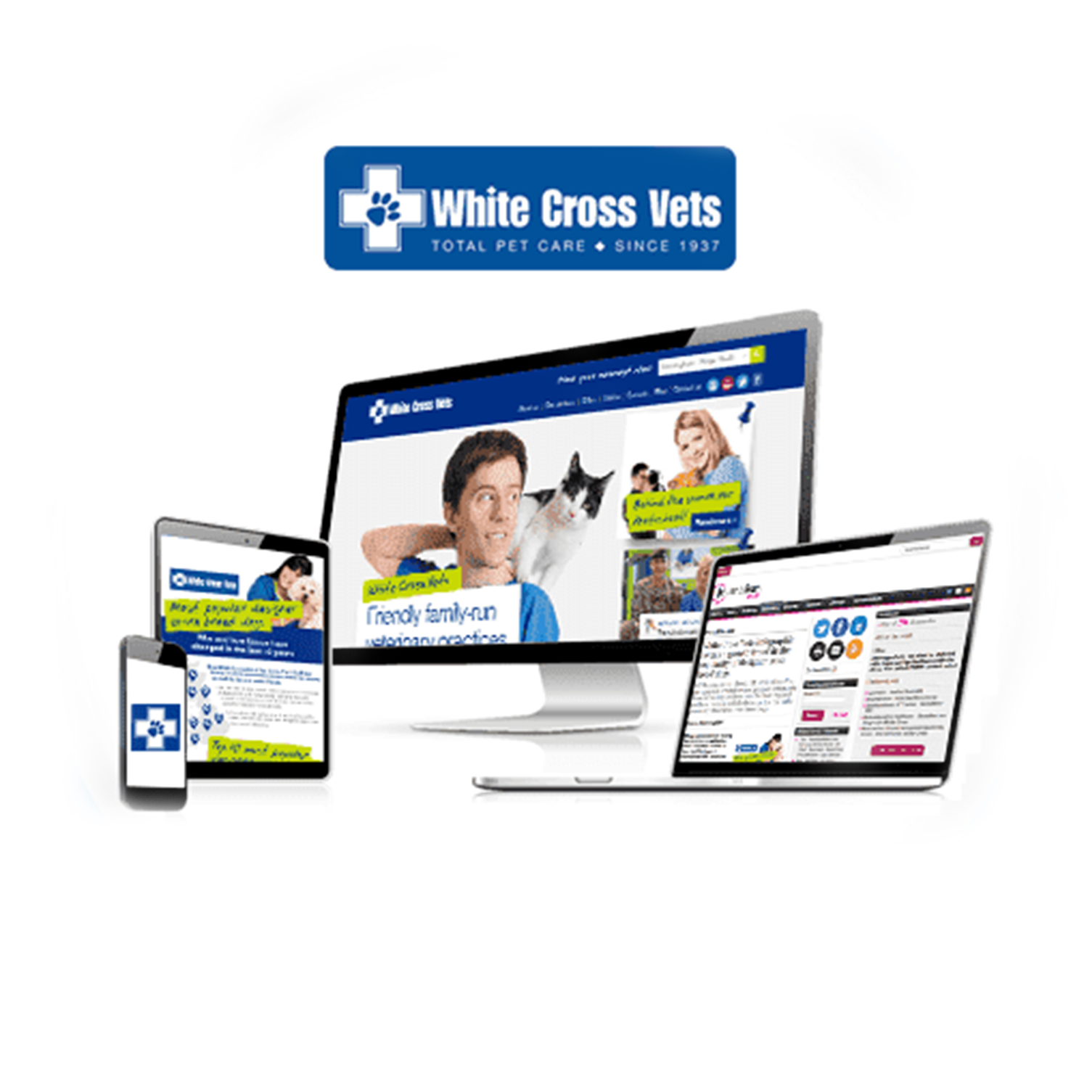 White Cross Vets — project showcase