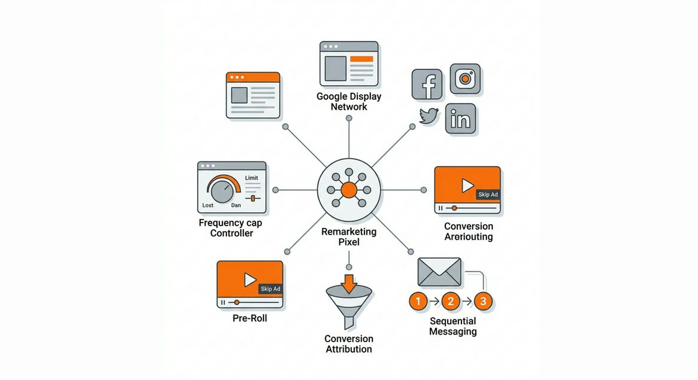Remarketing across channels for full-funnel coverage