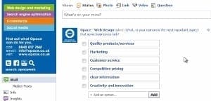 How to Use Facebook Polls | Facebook Questions Guide | Opace