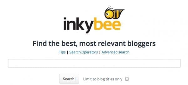 - inky bee blogger outreach climb rankings