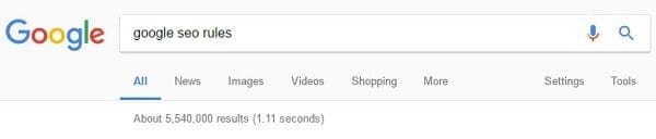 What are google SEO rules What are google SEO rules