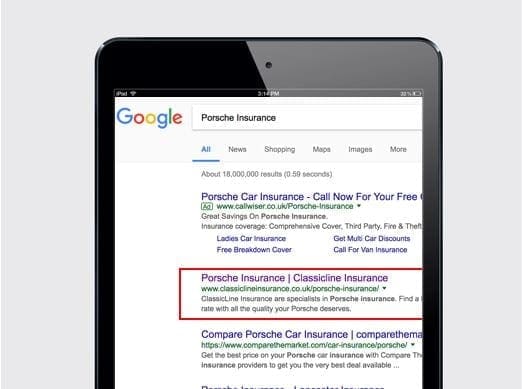 Classicline insurance seo