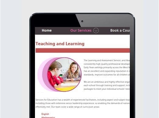 Services for Education Portfolio 1