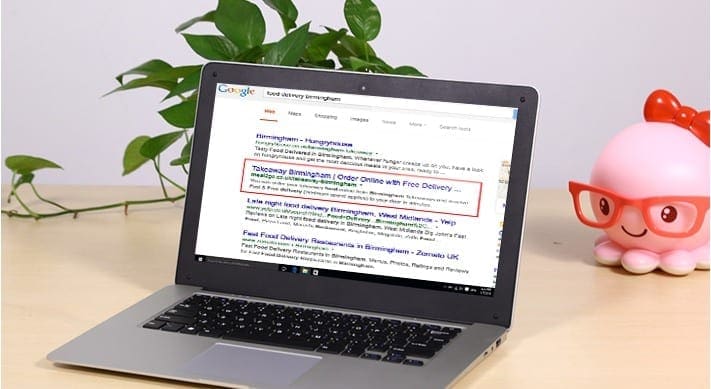 Meal2Go seo - takeaway delivery