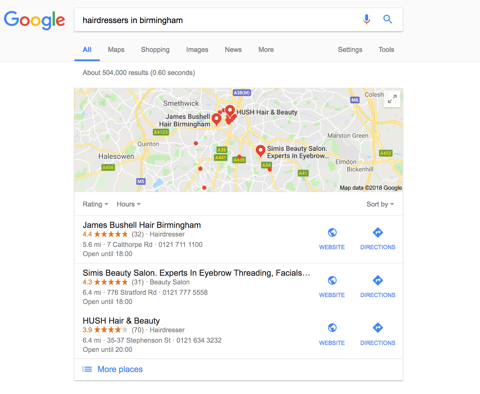 Google localised marketing