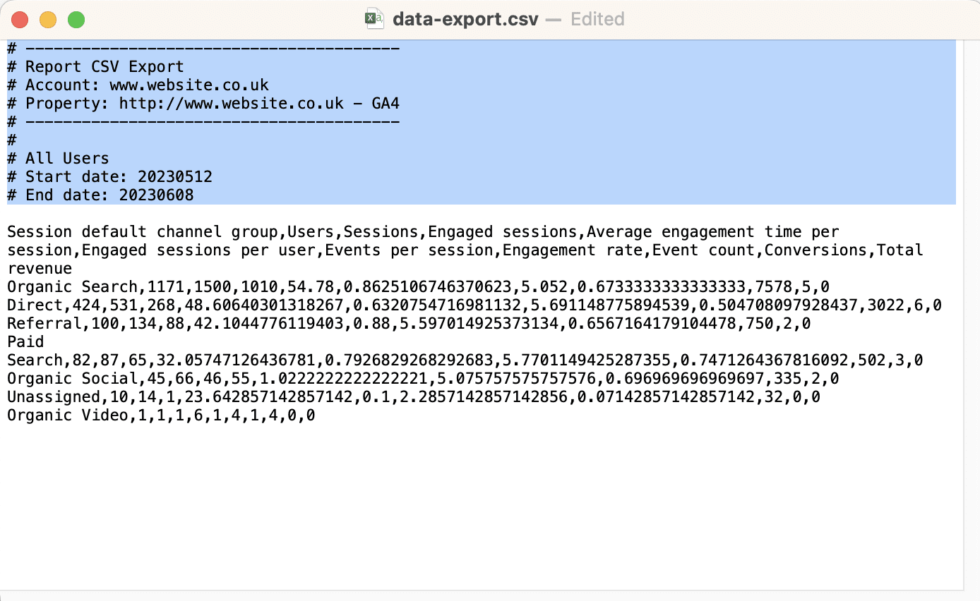 Cleanse your CSV data