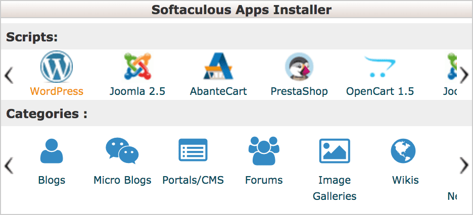 Installing WordPress via cPanel