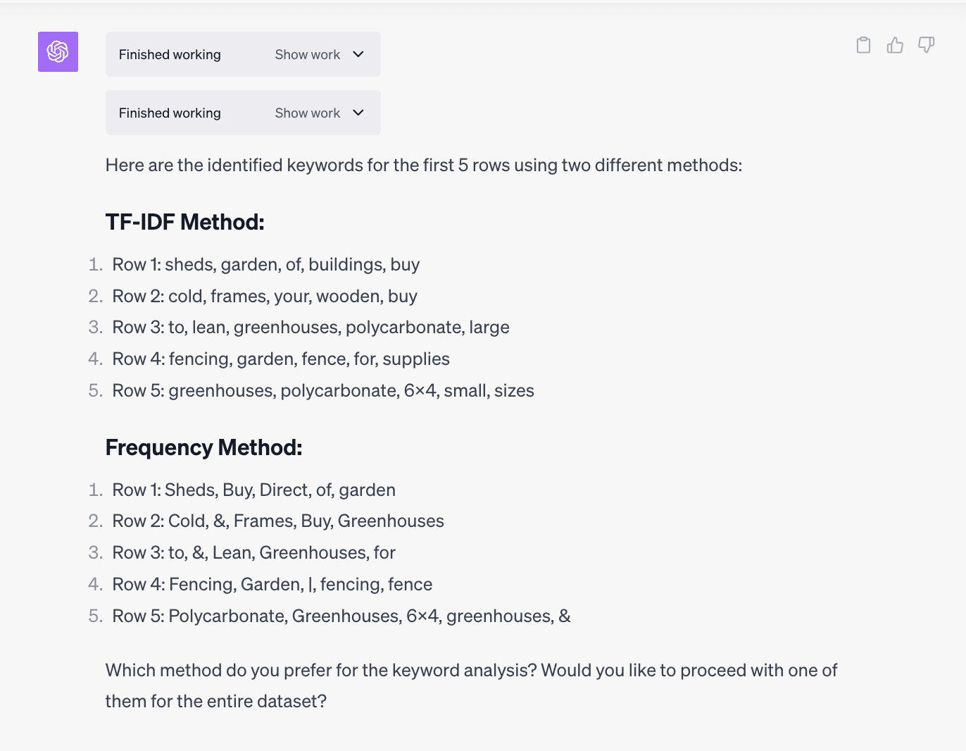 chatgpt SEO analysis prompt