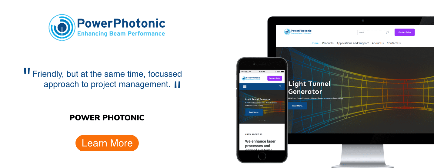 PowerPhotonic Custom WordPress Design & Build