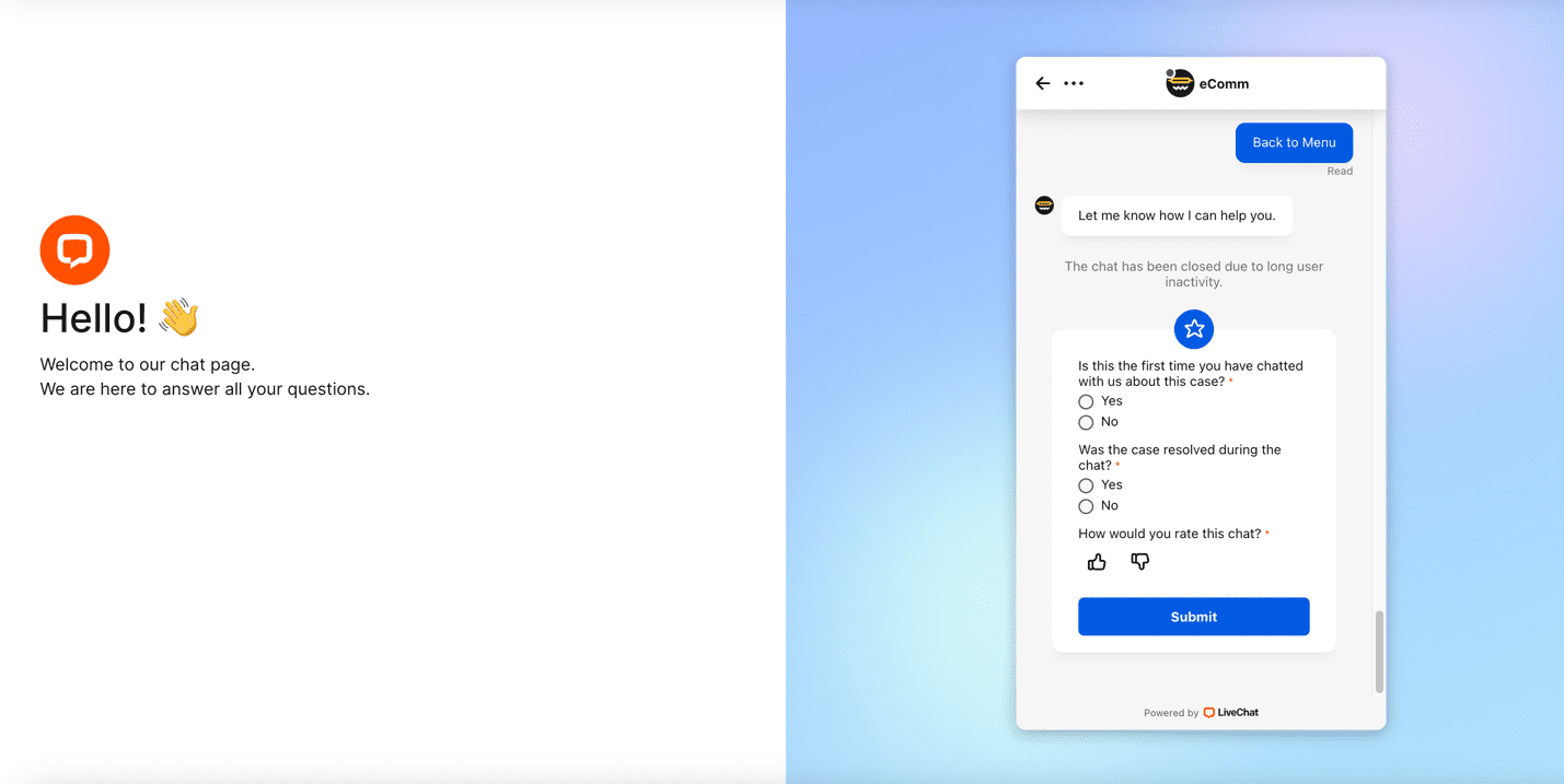 LiveChat.com preview widget