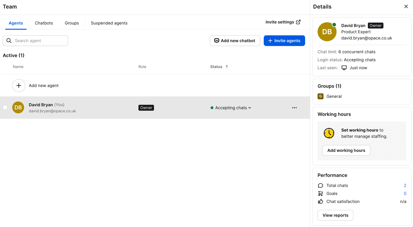 LiveChat.com human agents