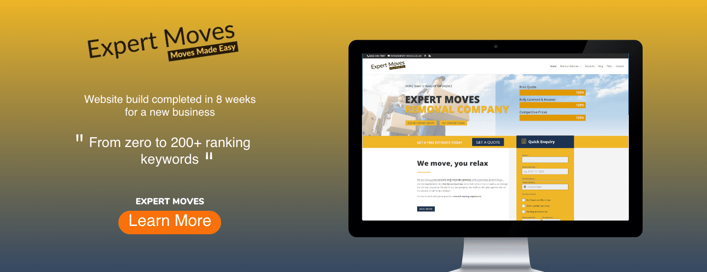 Expert Moves Branding, WordPress Site Design and Content