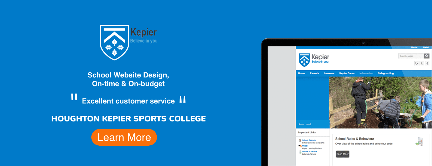 Kepier Sports College Web Design