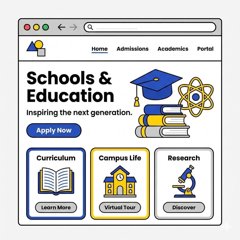 Education & Schools website design