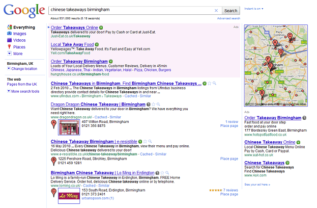 Google places optimisation