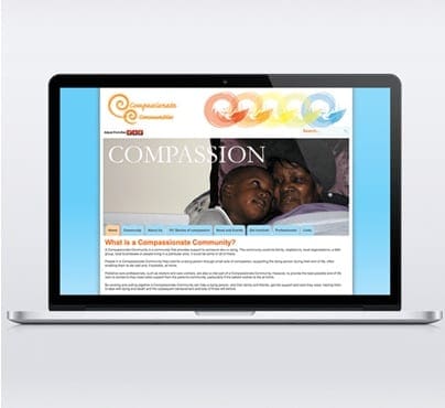 Img 3 - compassionate communities Compassionate communities bespoke joomla design