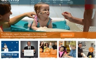 How to get your story seen: Acorns Children’s Hospice web design case study