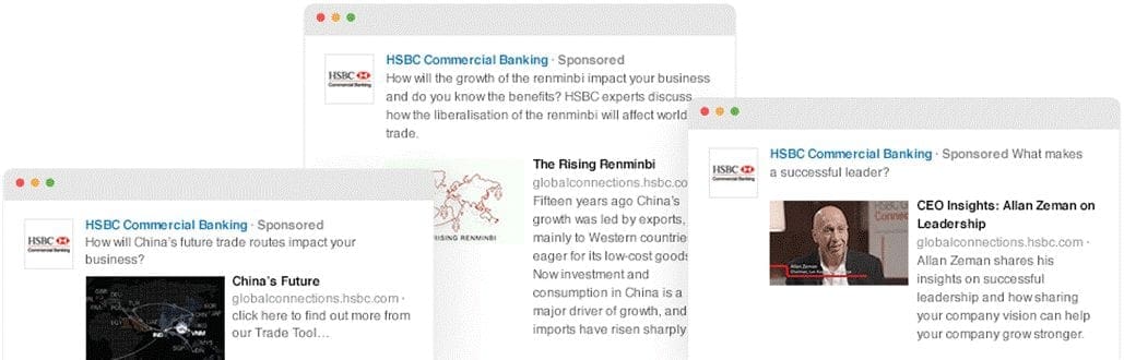 Hsbc's targeted ad campaign