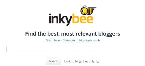 Inky bee blogger outreach climb rankings